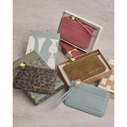 Katie Loxton | Gift boxed Coin & Cardholder - Caramel Suedette