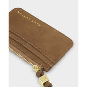 Katie Loxton | Gift boxed Coin & Cardholder - Caramel Suedette
