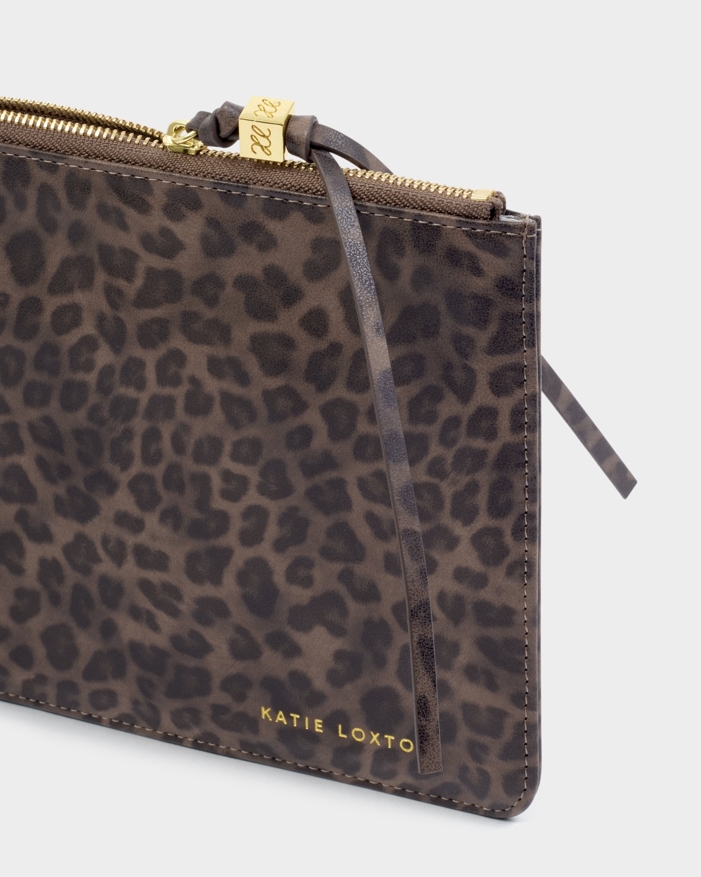 Katie Loxton | Tassel Charm Pouch - Leopard