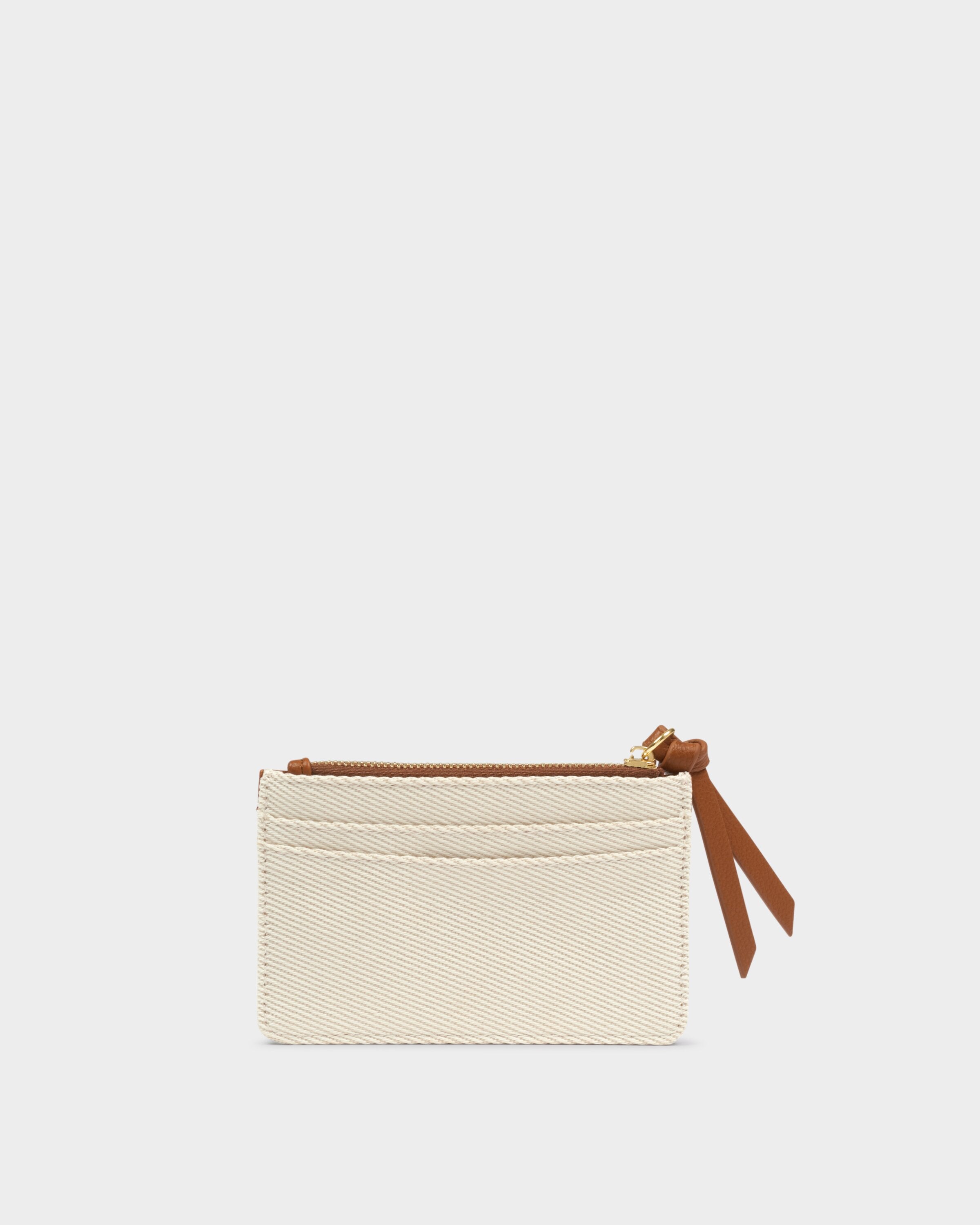 Katie Loxton | Hallie Coin & Cardholder - Canvas & Cognac