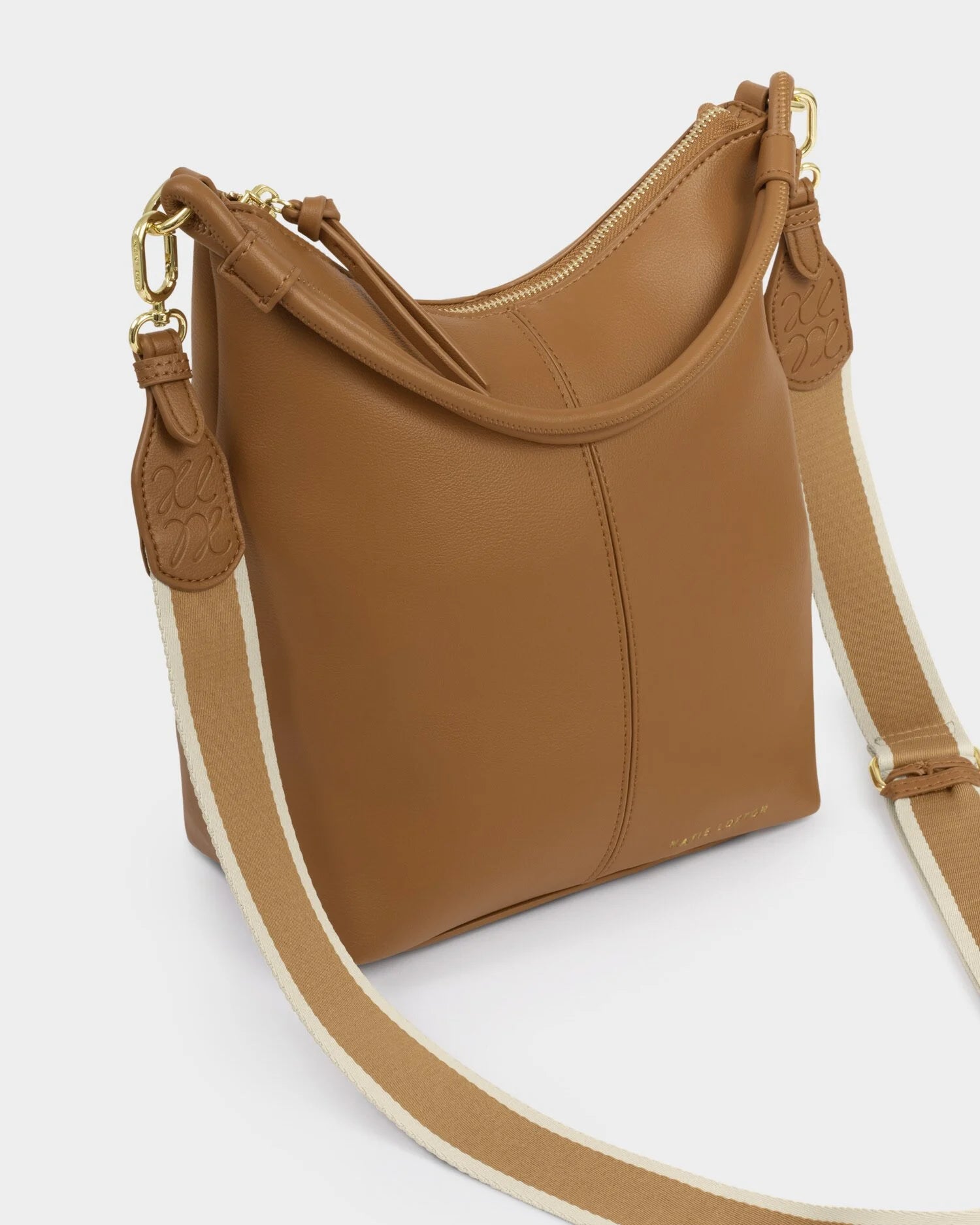 Katie Loxton | Hallie Satchel Bag - Caramel