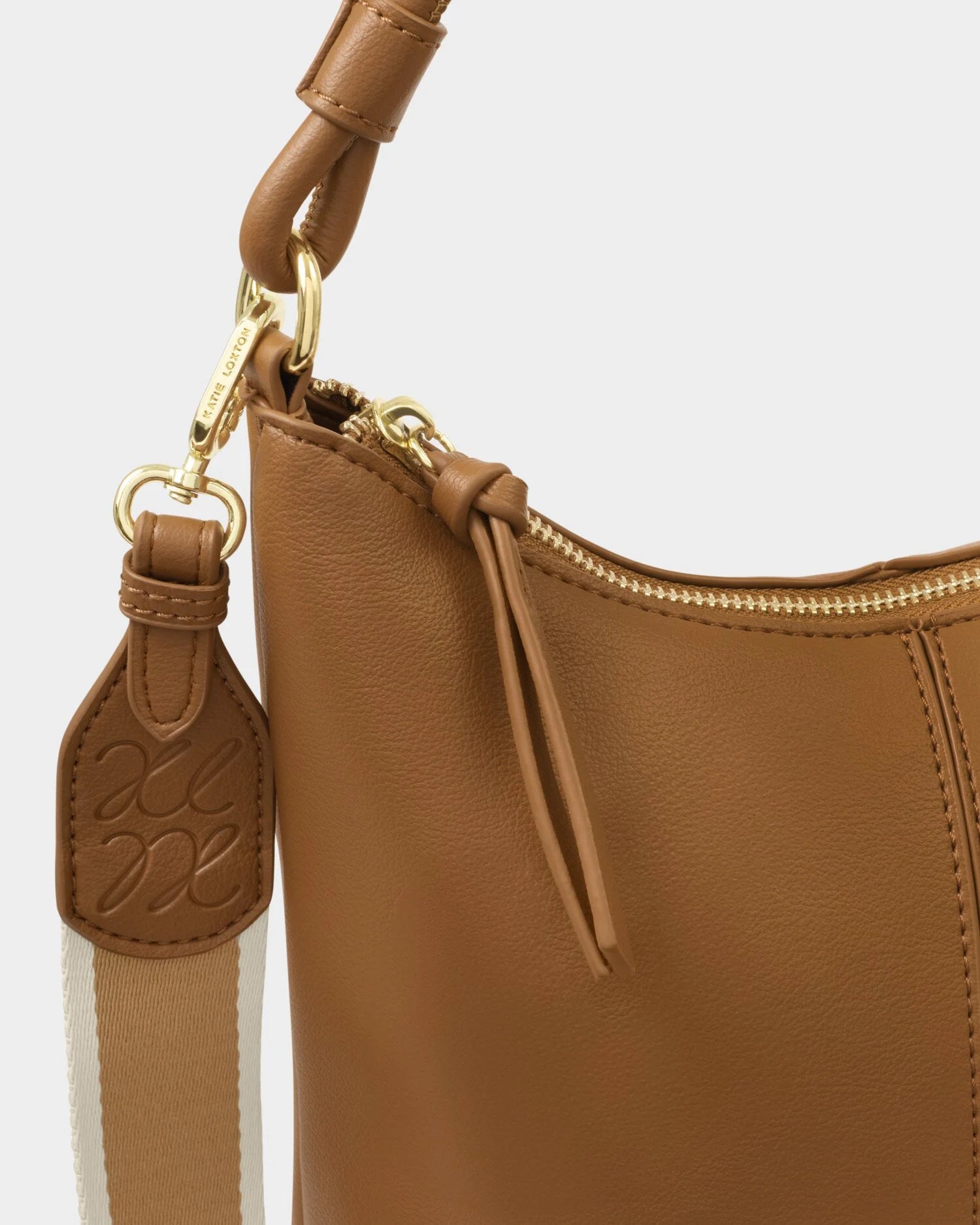 Katie Loxton | Hallie Satchel Bag - Caramel