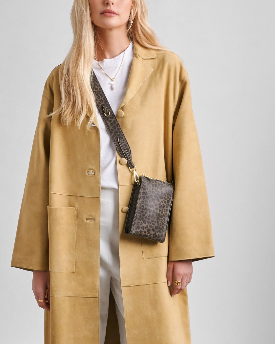 Katie Loxton | Avery Slim Crossbody Bag - Leopard