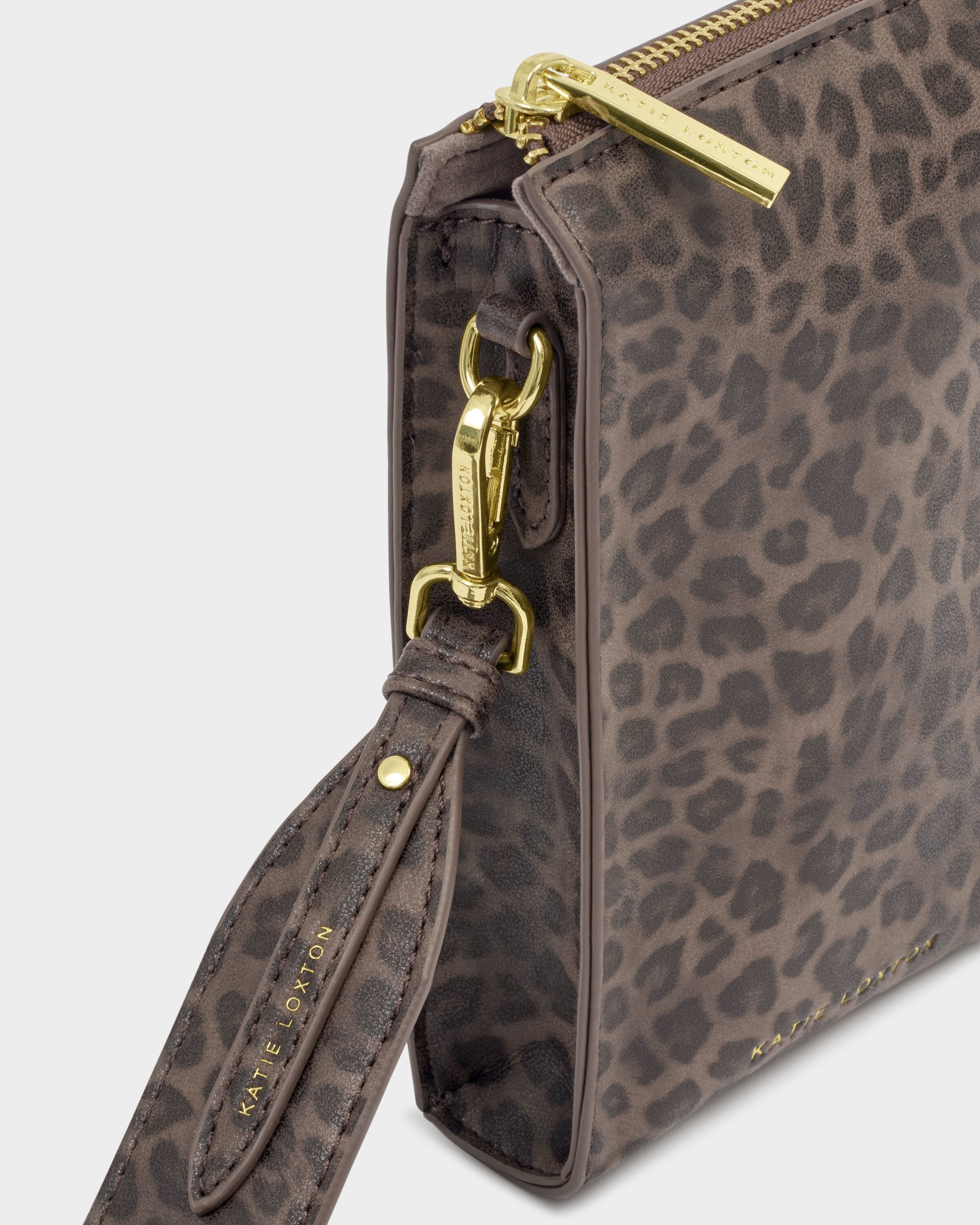 Katie Loxton | Avery Slim Crossbody Bag - Leopard