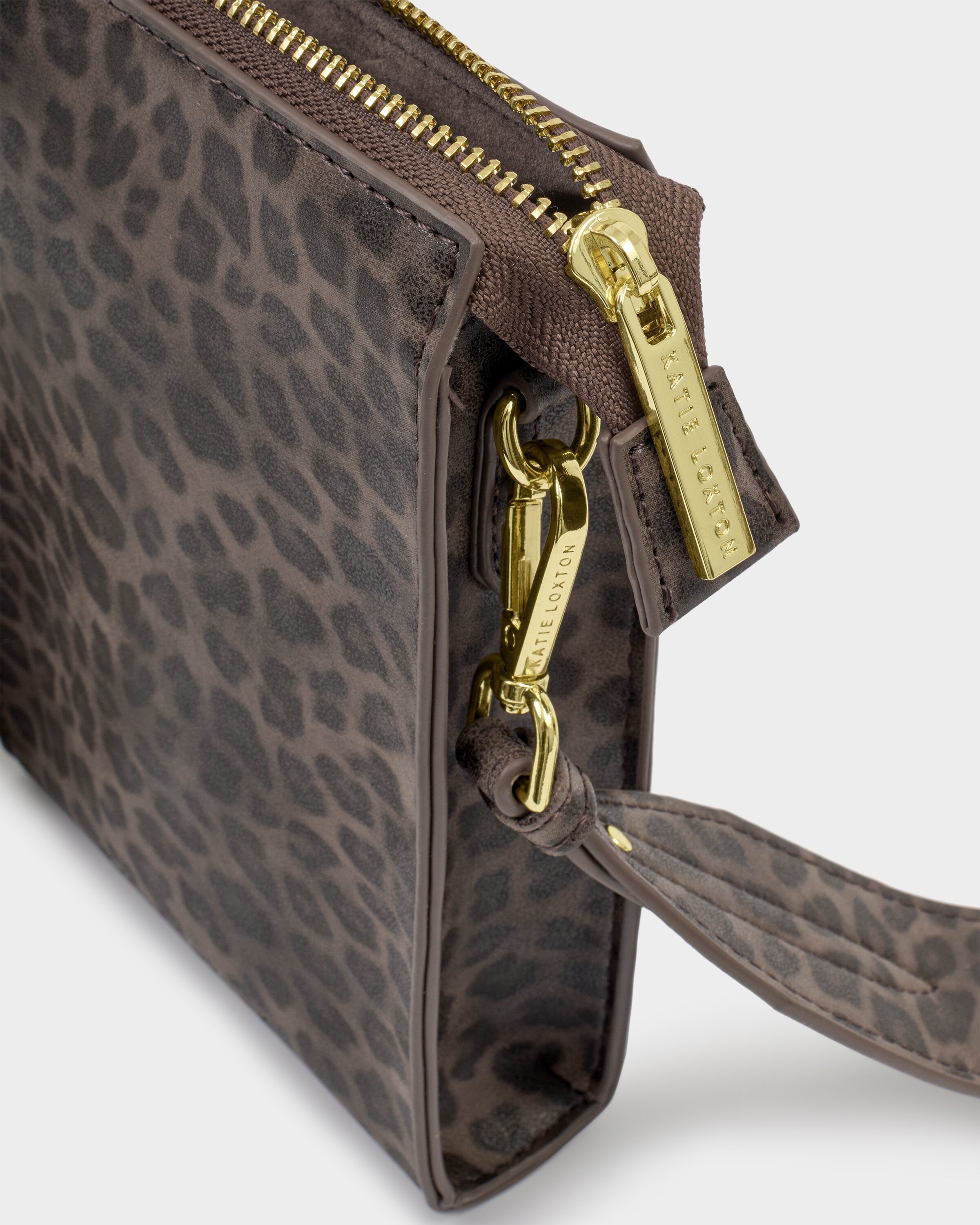 Katie Loxton | Avery Slim Crossbody Bag - Leopard