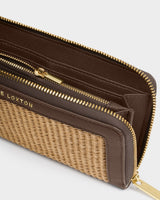 Katie Loxton | Florence Large Purse - Natural Raffia