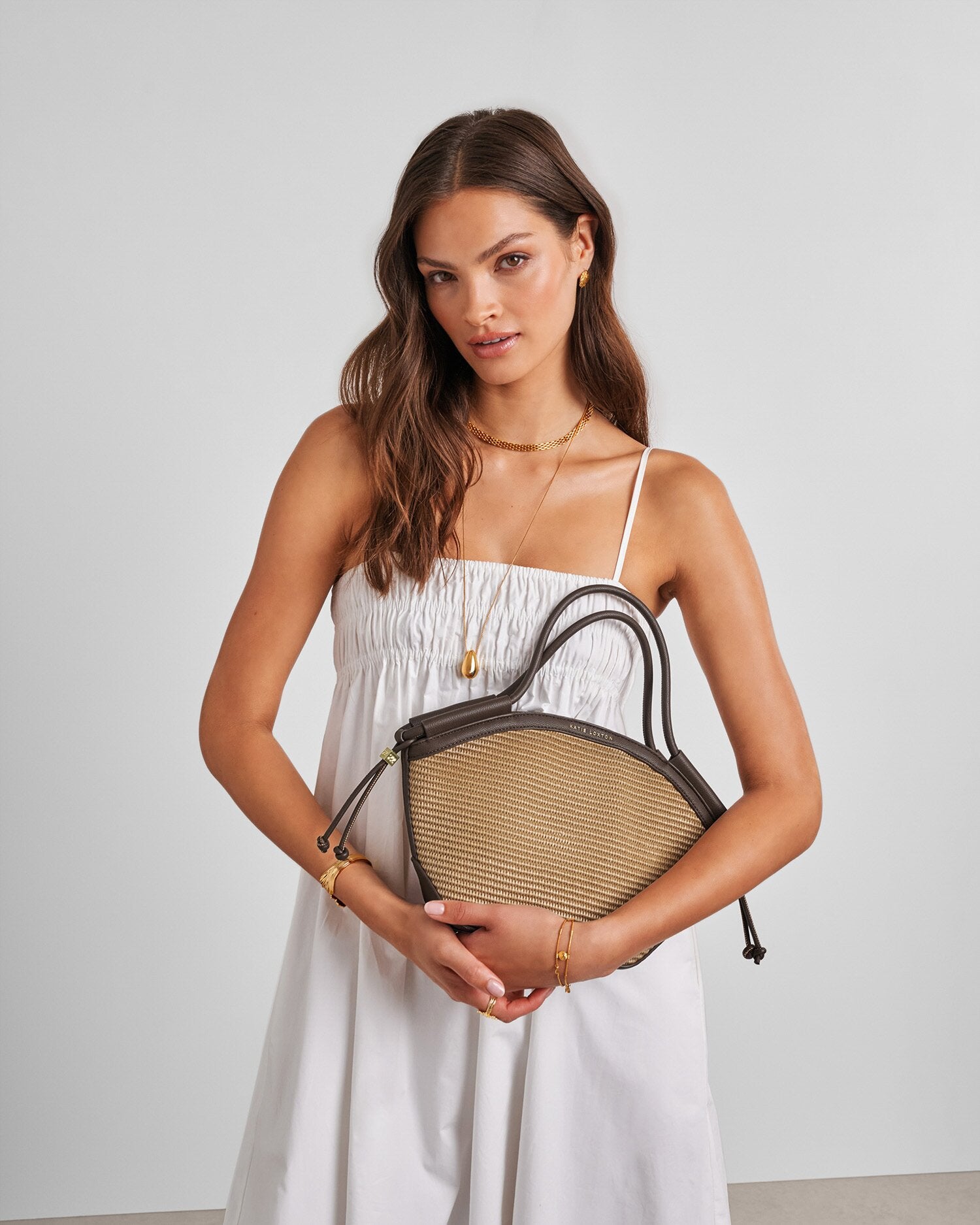 Katie Loxton | Florence Mini Tote bag - Natural Raffia