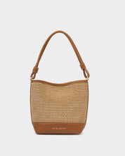 Katie Loxton | Sorrento Bucket bag - Natural Raffia