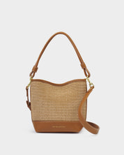 Katie Loxton | Sorrento Bucket bag - Natural Raffia