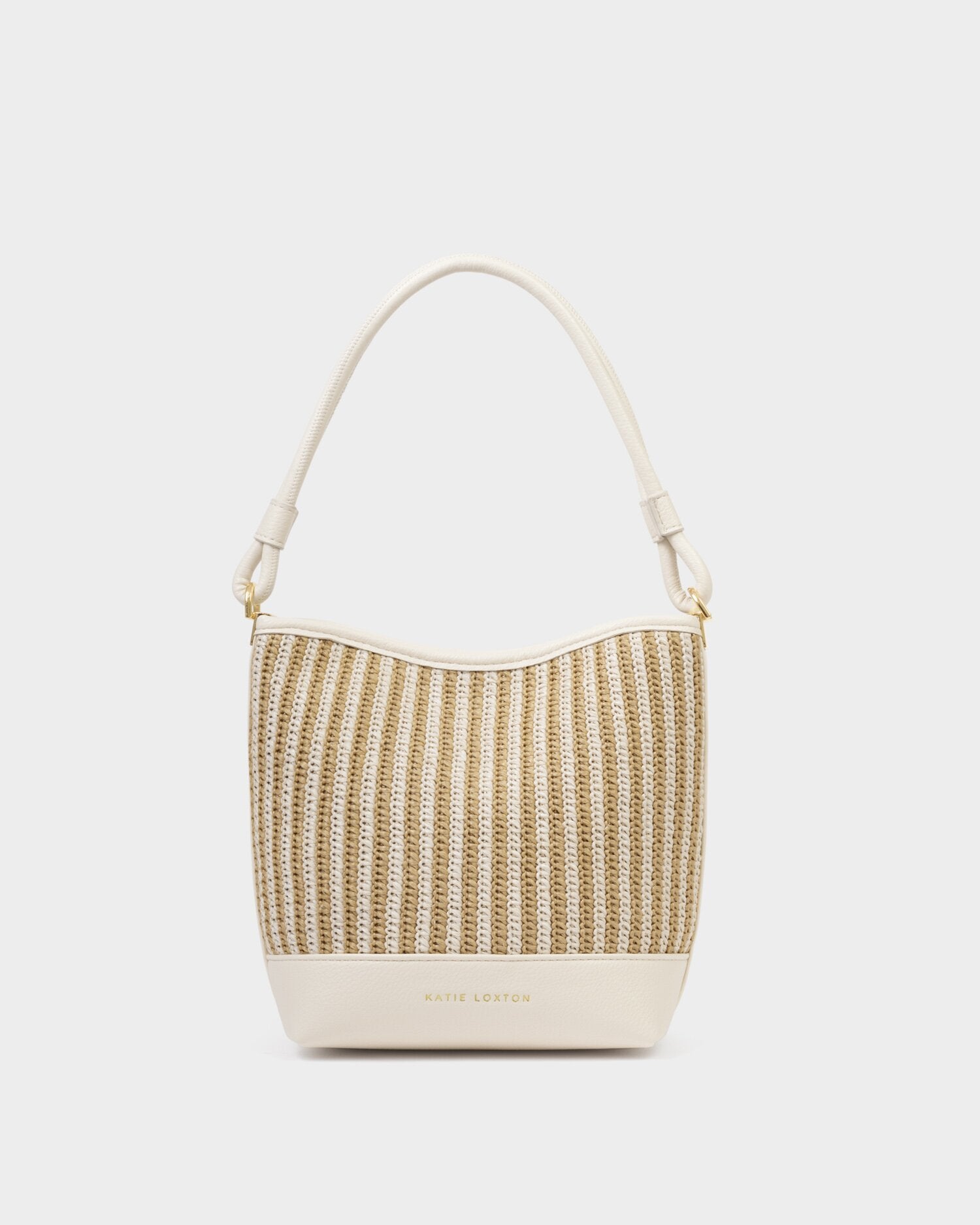 Katie Loxton | Sorrento Bucket bag - Striped Raffia