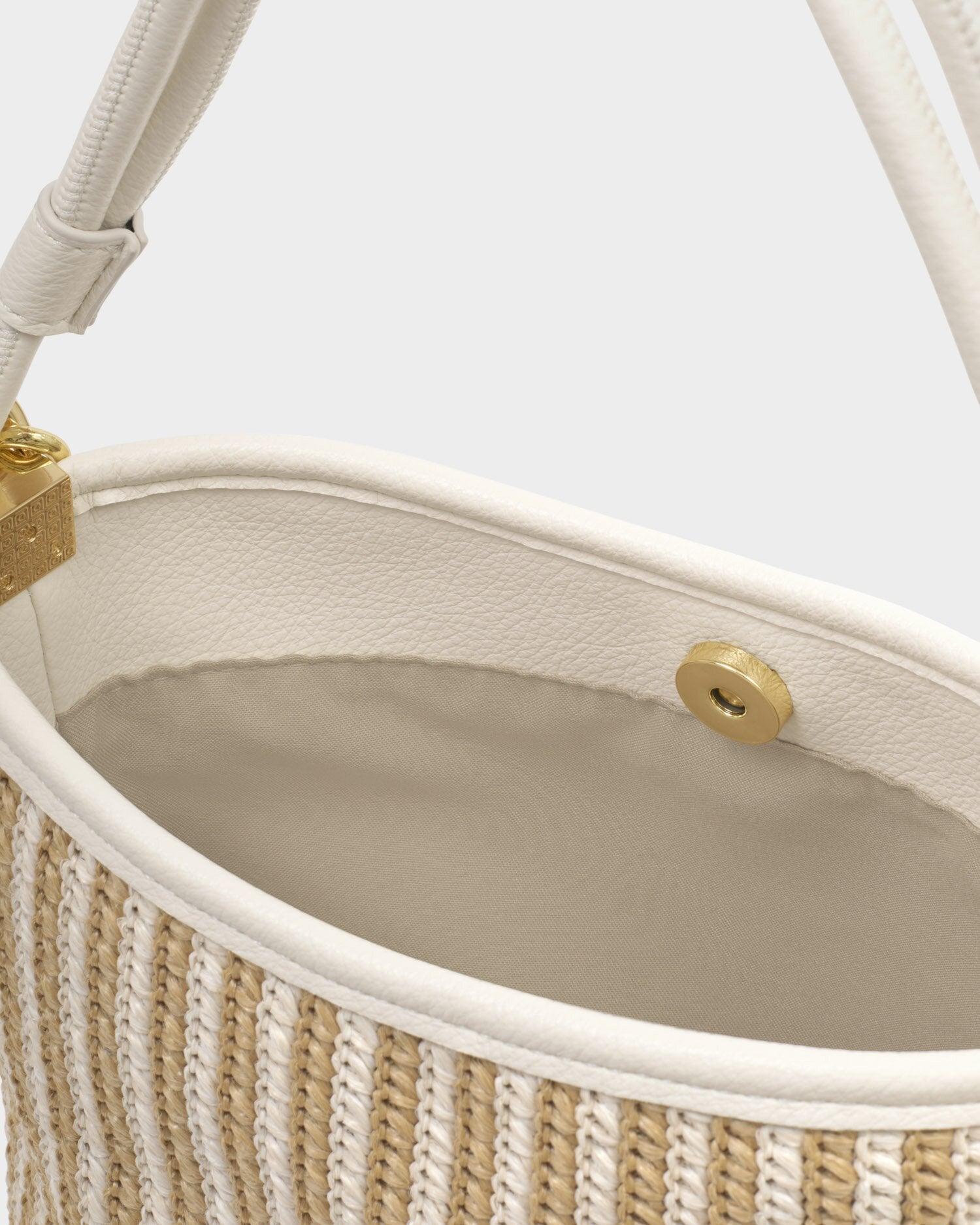 Katie Loxton | Sorrento Bucket bag - Striped Raffia