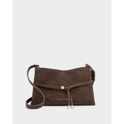 Katie Loxton | Lori Crossbody bag - Bitter Chocolate Suedette