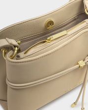 Katie Loxton | Lori Suedette  Crossbody bag - Desert Sand