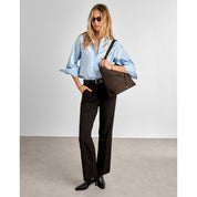 Katie Loxton | Lori Suedette Tote Bag - Bitter Chocolate