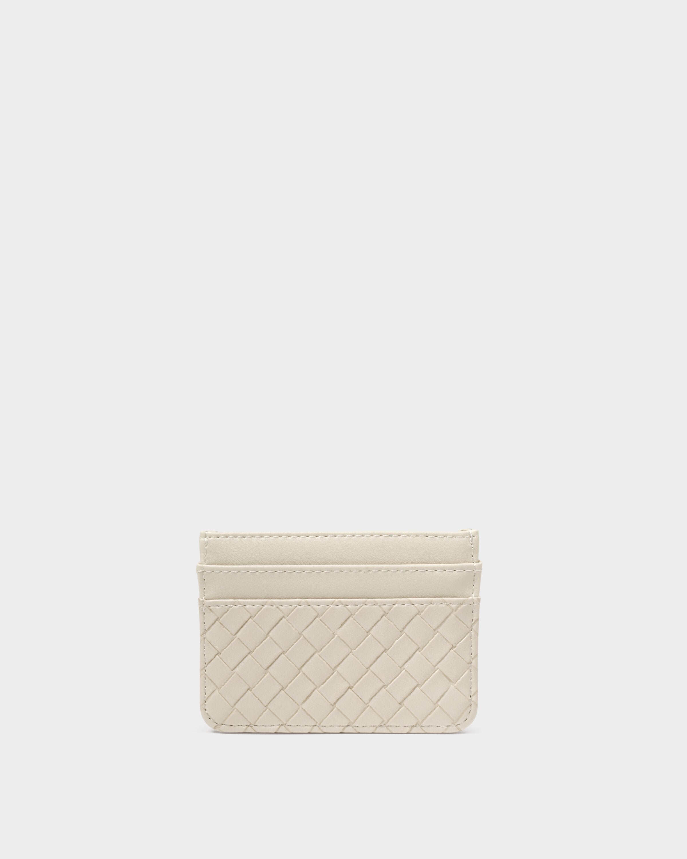 Katie Loxton | Nova Woven Texture Cardholder - Off White