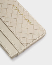 Katie Loxton | Nova Woven Texture Cardholder - Off White
