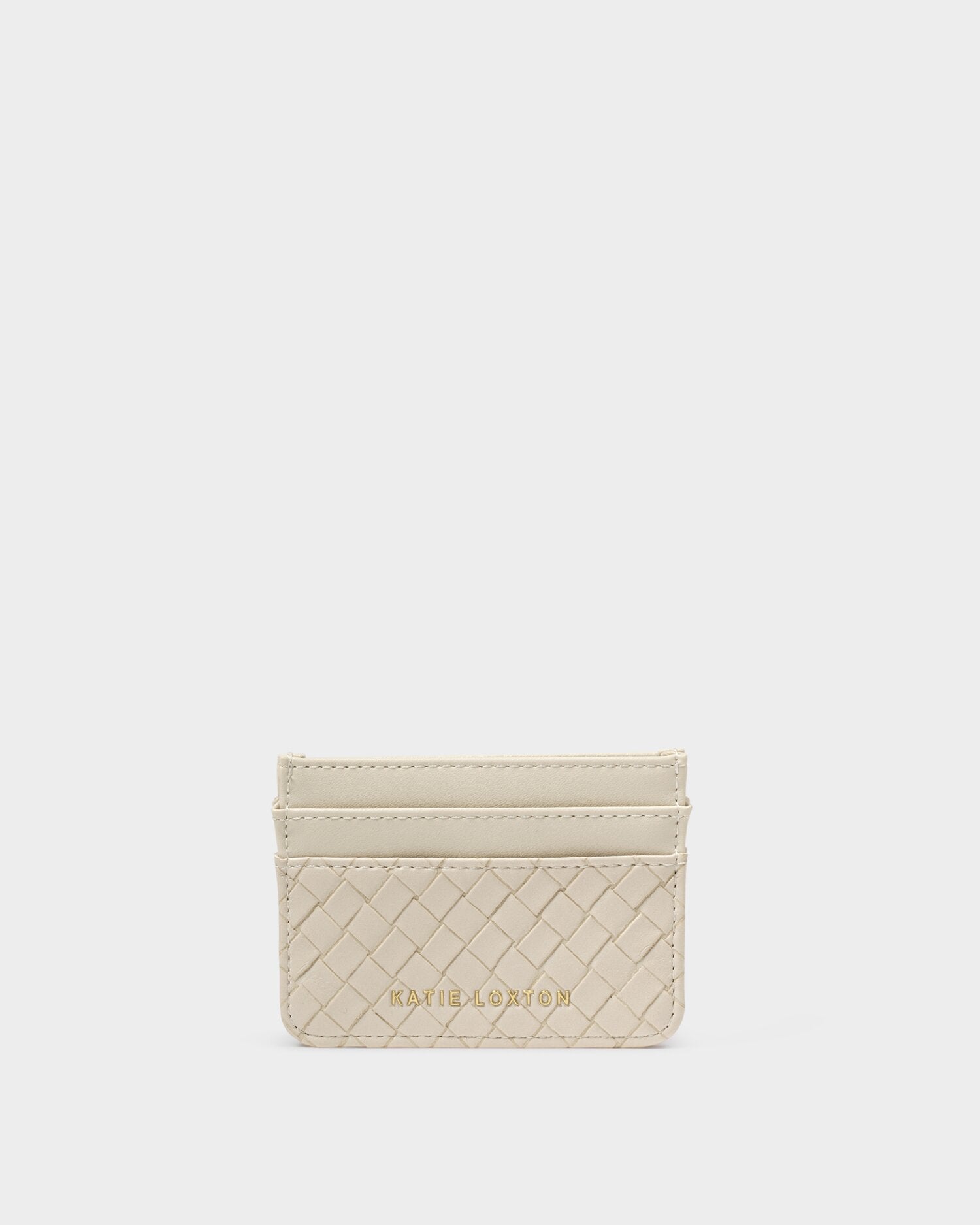 Katie Loxton | Nova Woven Texture Cardholder - Off White
