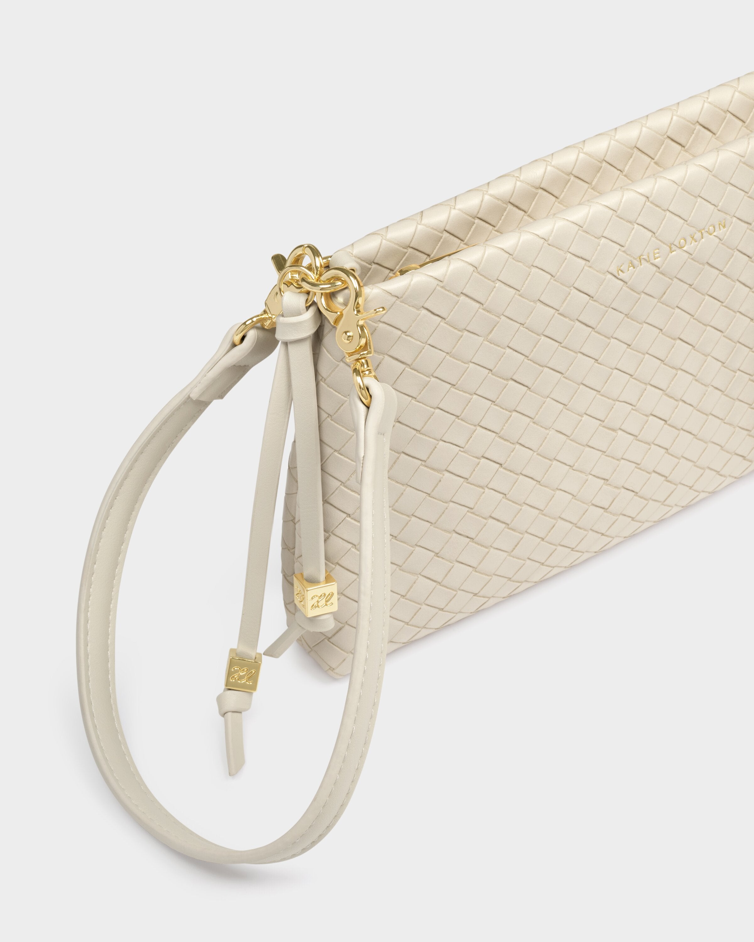 Katie Loxton | Nova Small Shoulder Bag - Oyster Woven