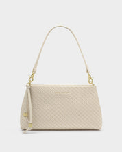 Katie Loxton | Nova Small Shoulder Bag - Oyster Woven