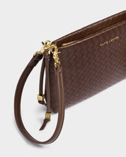 Katie Loxton | Nova Small Shoulder Bag - Dark Chocolate