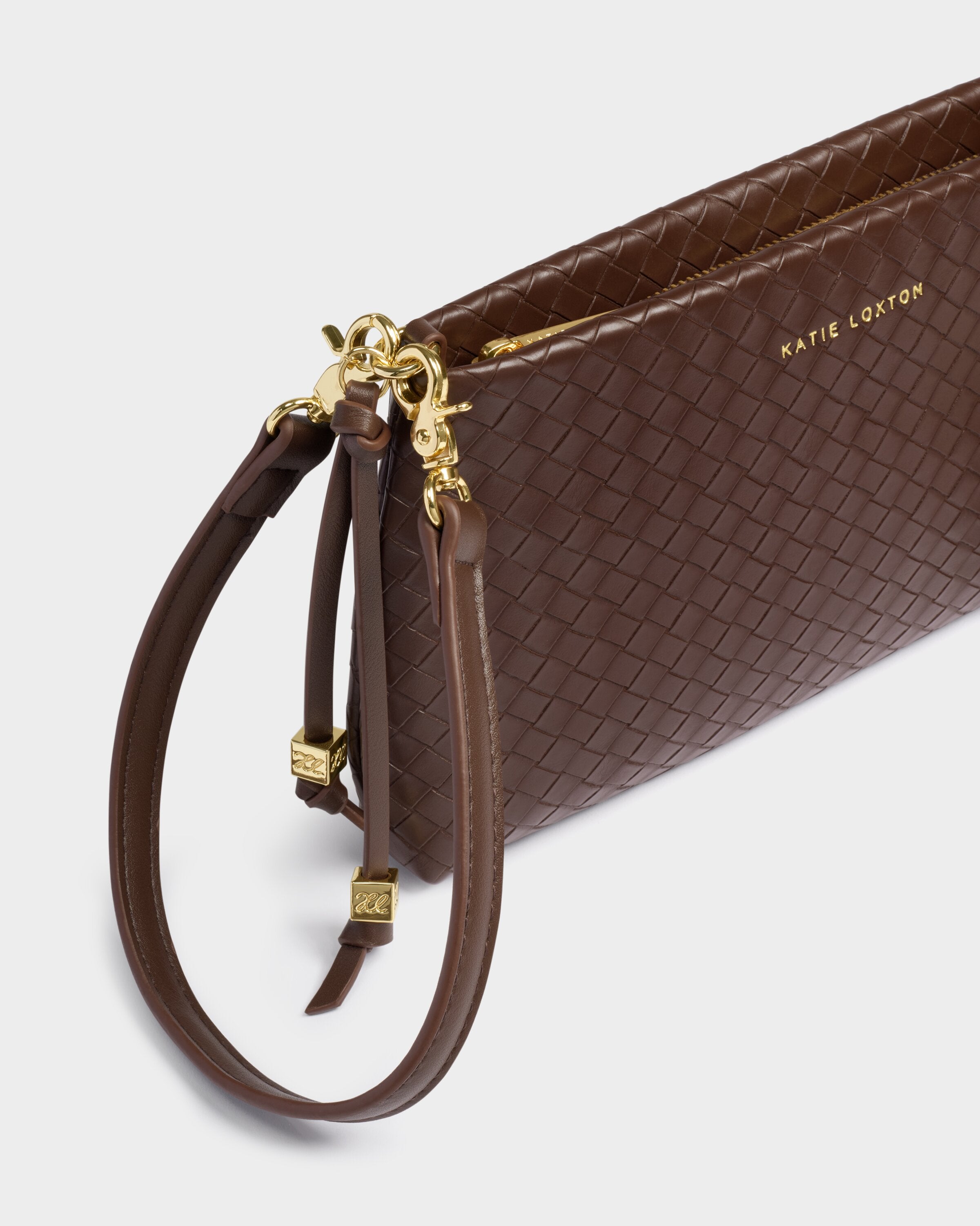 Katie Loxton | Nova Small Shoulder Bag - Dark Chocolate