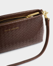 Katie Loxton | Nova Small Shoulder Bag - Dark Chocolate