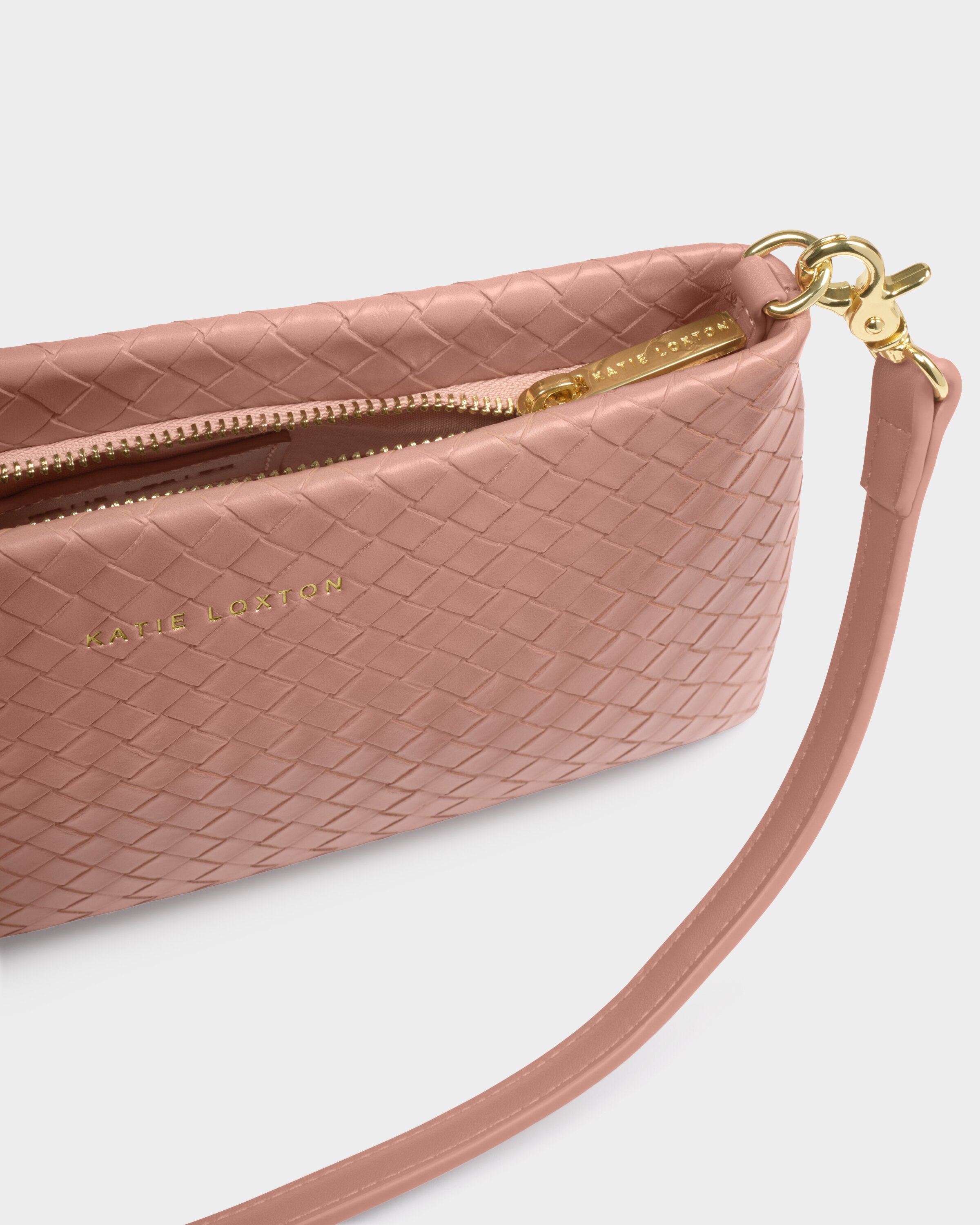 Katie Loxton | Nova Small Shoulder Bag - Pink Clay