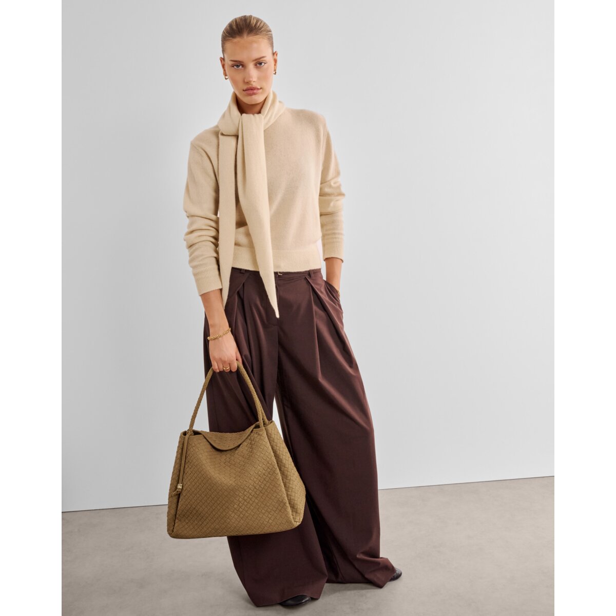 Katie Loxton | Nova Large Shopping Bag - Light Caramel