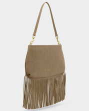 Katie Loxton | Cali Fringe Small Shoulder bag - Taupe