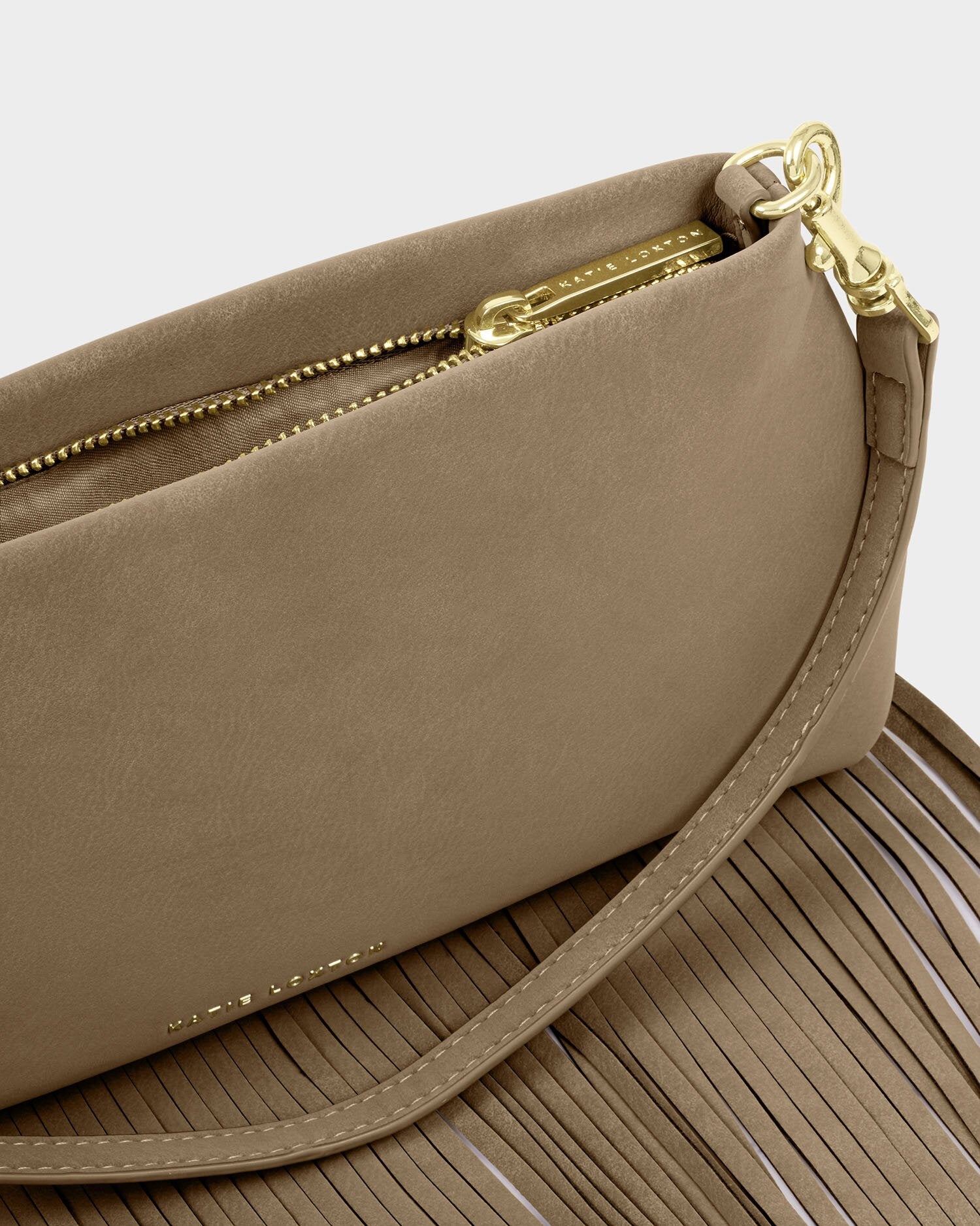 Katie Loxton | Cali Fringe Small Shoulder bag - Taupe