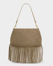 Katie Loxton | Cali Fringe Small Shoulder bag - Taupe