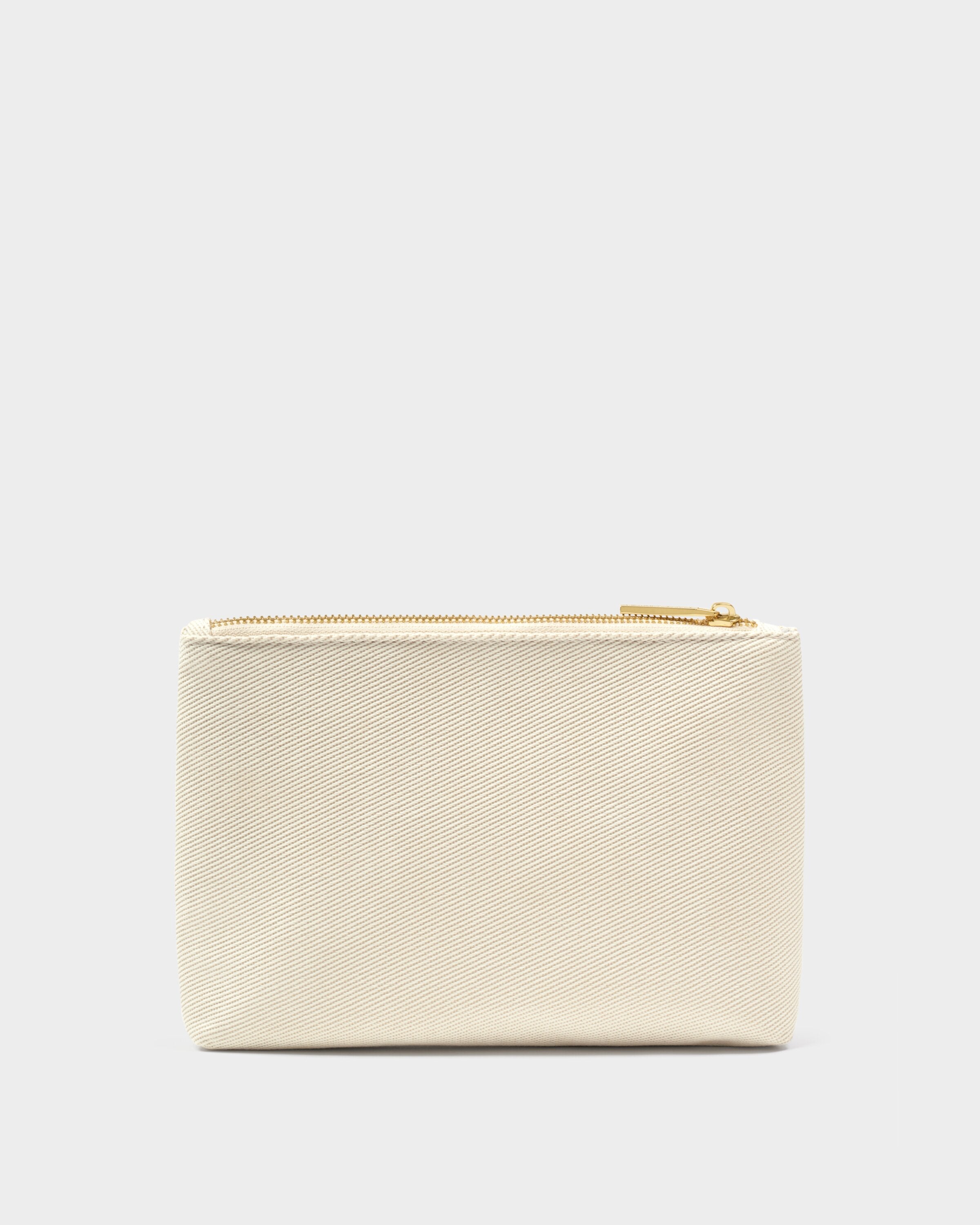 Katie Loxton | Travel Duo Pouch - Canvas & Cognac