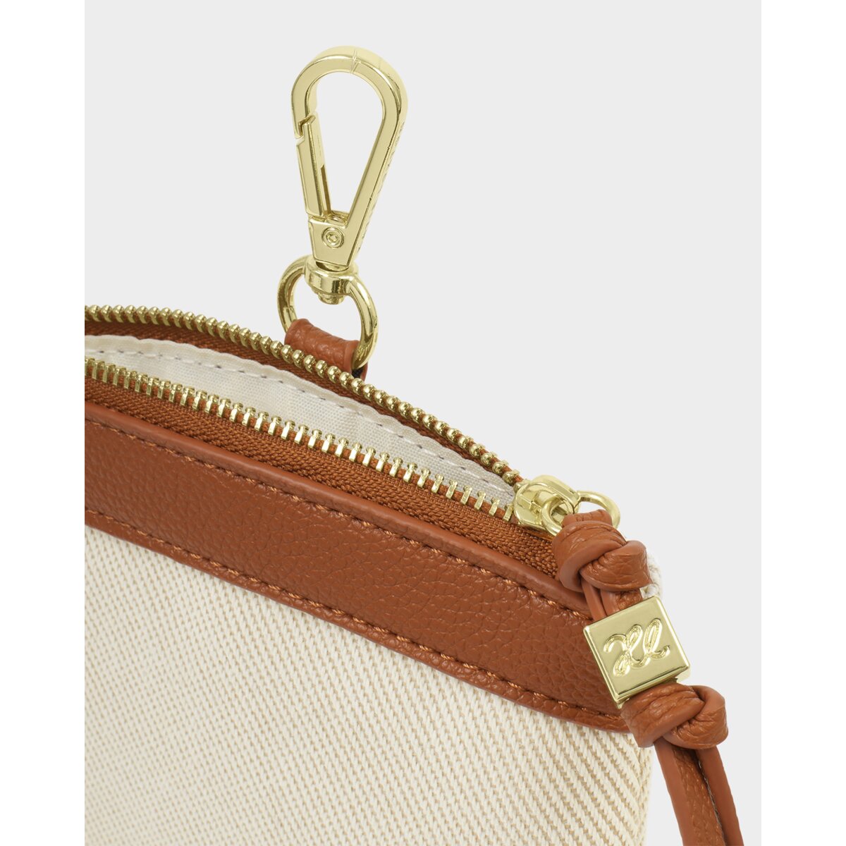 Katie Loxton | Duo Sunglasses Case - Canvas & Cognac