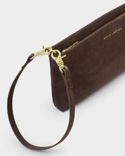 Katie Loxton | Cord Small Shoulder Bag - Bitter Chocolate