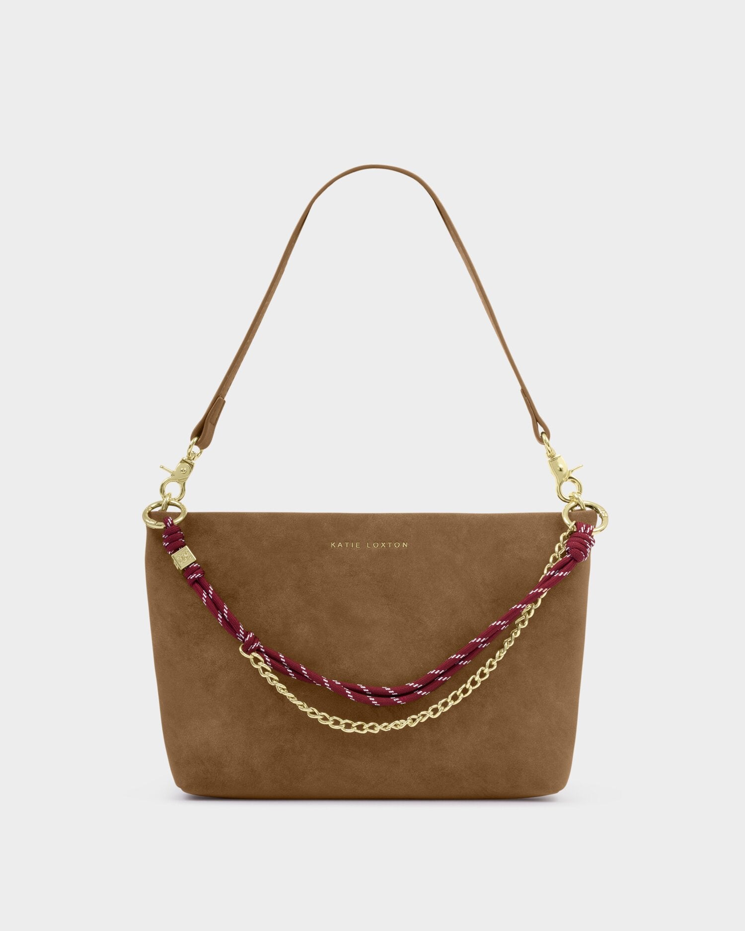 Katie Loxton | Cord Small Shoulder Bag - Caramel