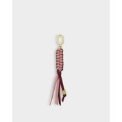 Katie Loxton | Braided Keyring Bag Charm - Rose Pink