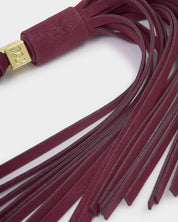 Katie Loxton | Oversized Tassel bag Charm - Cherry Suedette
