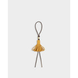 Katie Loxton | Tassel Bag Charm - Bitter Chocolate & Yellow