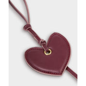 Katie Loxton | Amour Heart Bag Charm  - Cherry