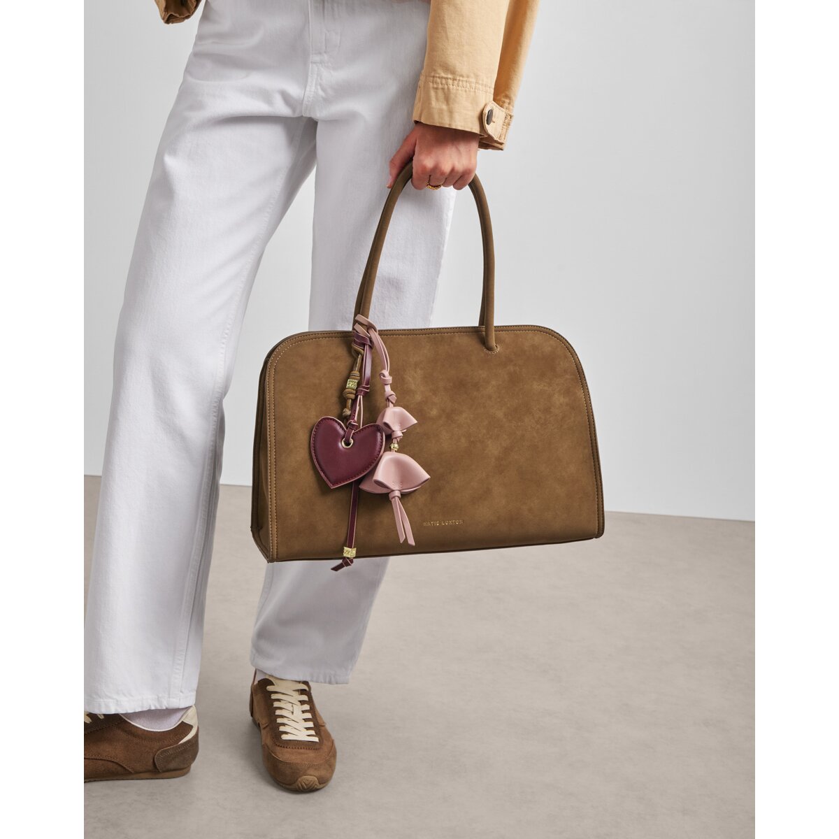 Katie Loxton | Amour Heart Bag Charm  - Cherry