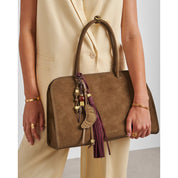 Katie Loxton | Croissant Bag Charm - Caramel