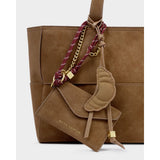 Katie Loxton | Croissant Bag Charm - Caramel