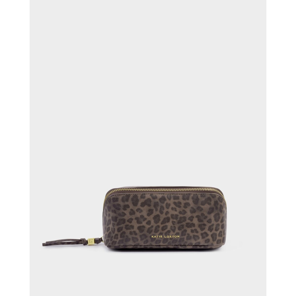 Katie Loxton | Fold Out Mirror Make up Bag - Leopard