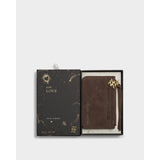 Katie Loxton | Gift boxed Coin & Cardholder - Chocolate Suedette