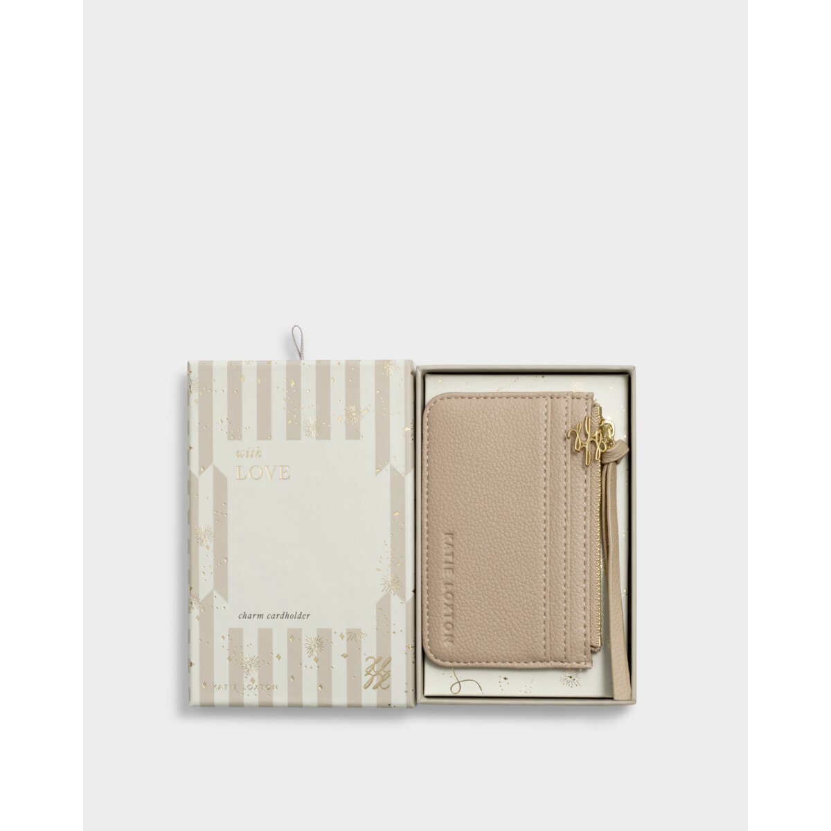 Katie Loxton | Gift boxed Coin & Cardholder - Light Taupe