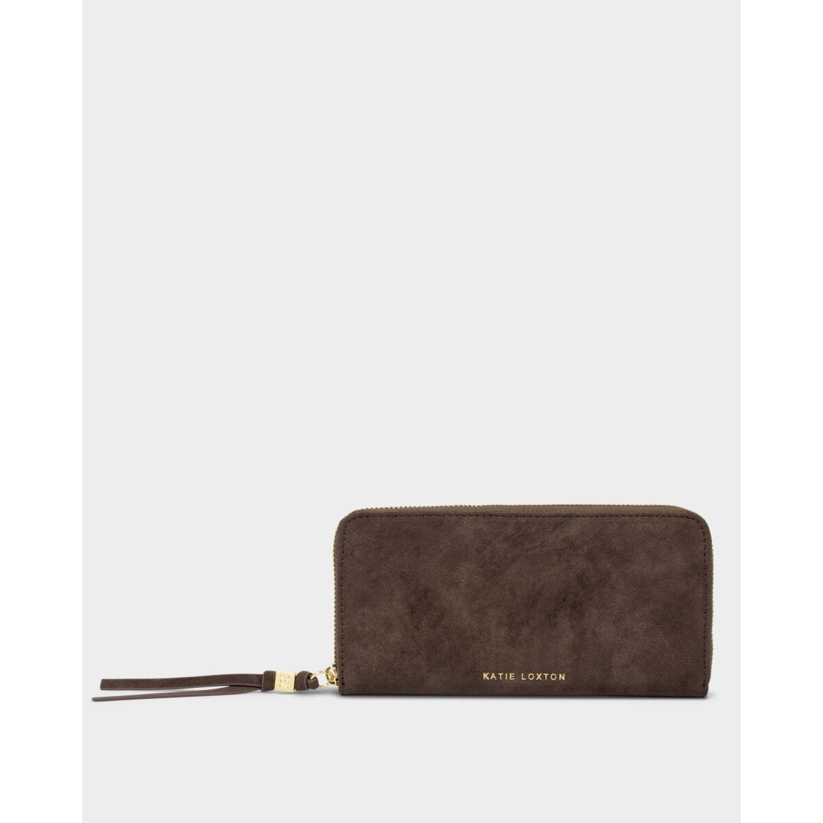 Katie Loxton | Large Purse - Bitter Chocolate Suedette