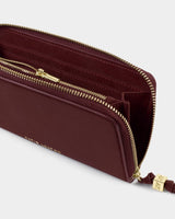 Katie Loxton | Large Purse - Cherry Suedette
