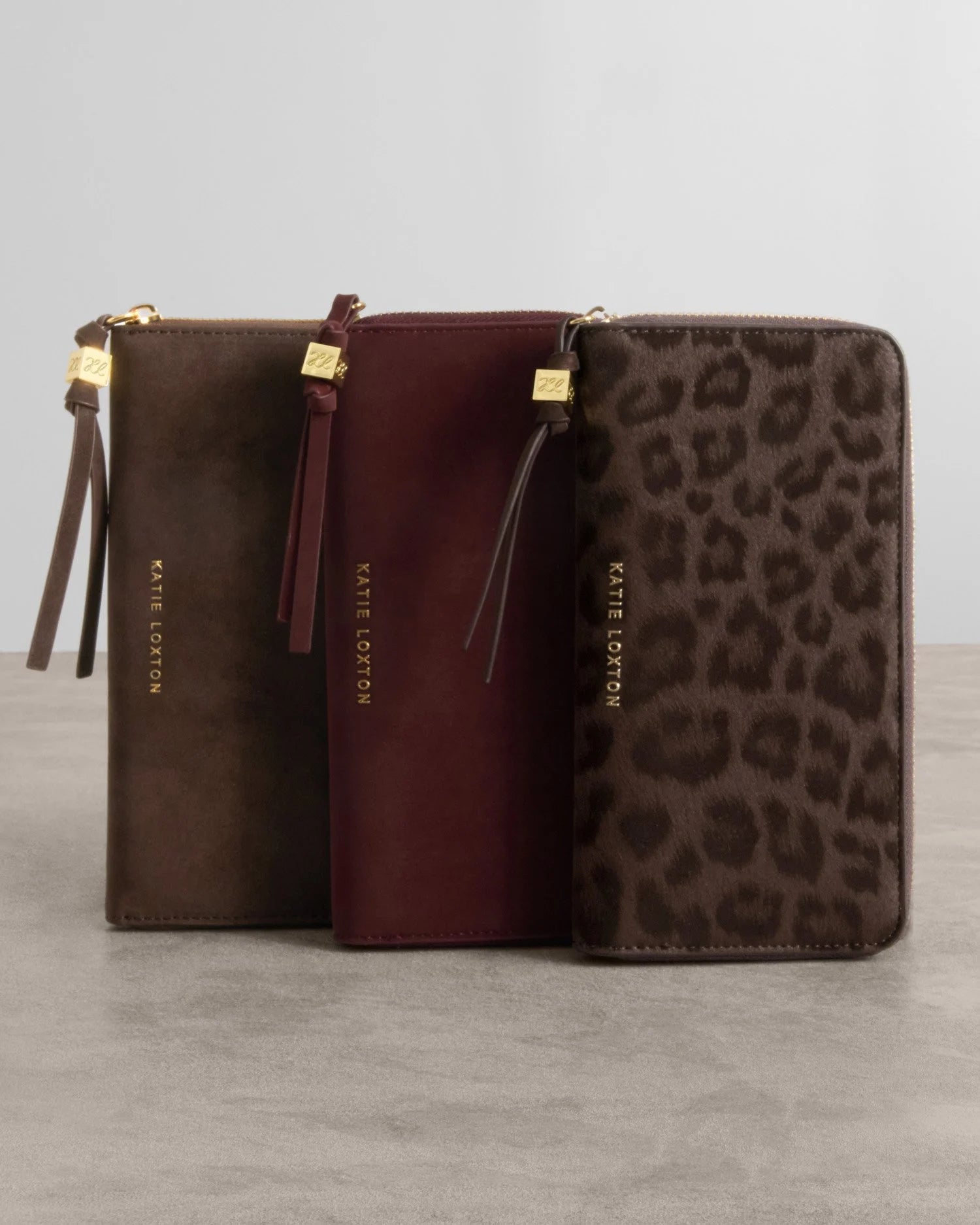 Katie Loxton | Large Purse - Cherry Suedette