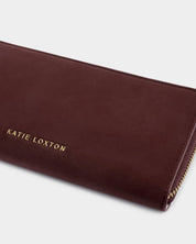 Katie Loxton | Large Purse - Cherry Suedette