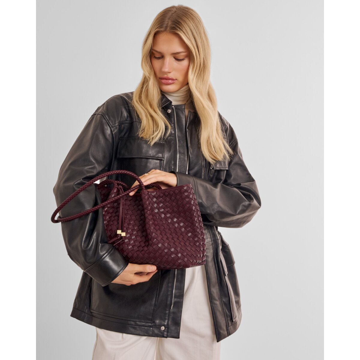 Katie Loxton | Nova Small Shoulder Tote - Cherry
